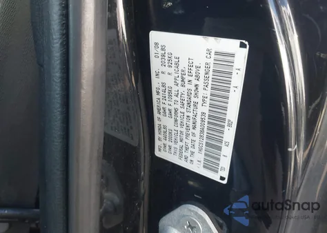 2008 Honda Accord 2.4 Ex-L from USA, damaged, VIN 1HGCS12838A009539